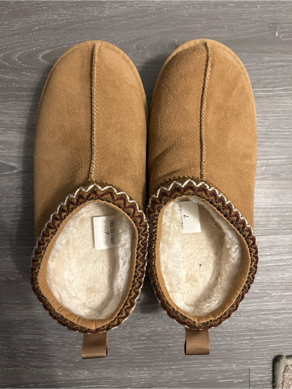 Genuine Suede Slip-On Platform Slippers